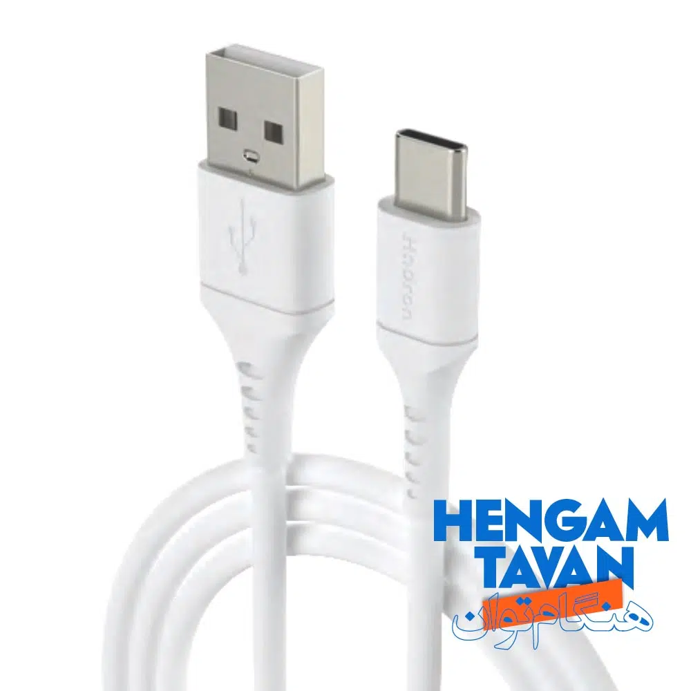 کابل USB به USB-C هادرون مدل HTC-A-C01 طول 1 متر